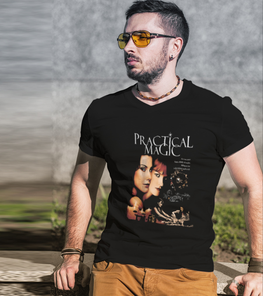 Practical Magic Movie Faces With Mystical T-Shirt