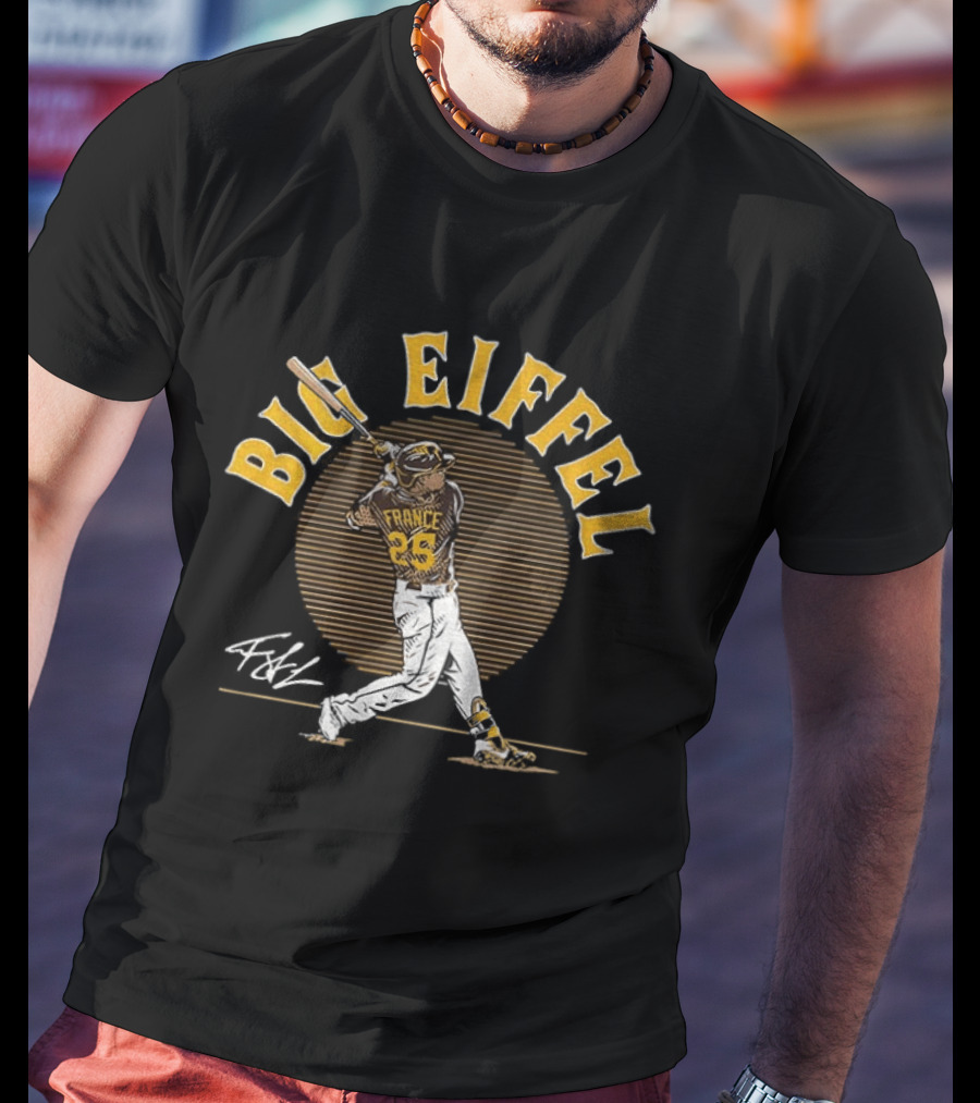 Ty France Big Eiffel San Diego Padres Batter T-Shirt