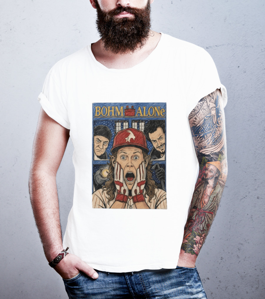 Bohm Alone Alec Bohm Philadelphia Phillies Home Alone T-Shirt