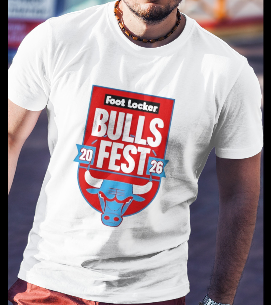 Chicago Bulls Fest 2026 Foot Locker Event T-Shirt