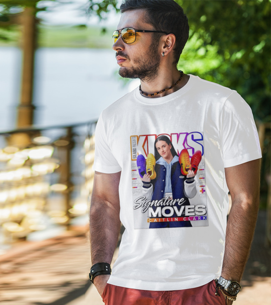 SLAM Presents Kicks Signature Moves Caitlin Clark T-Shirt