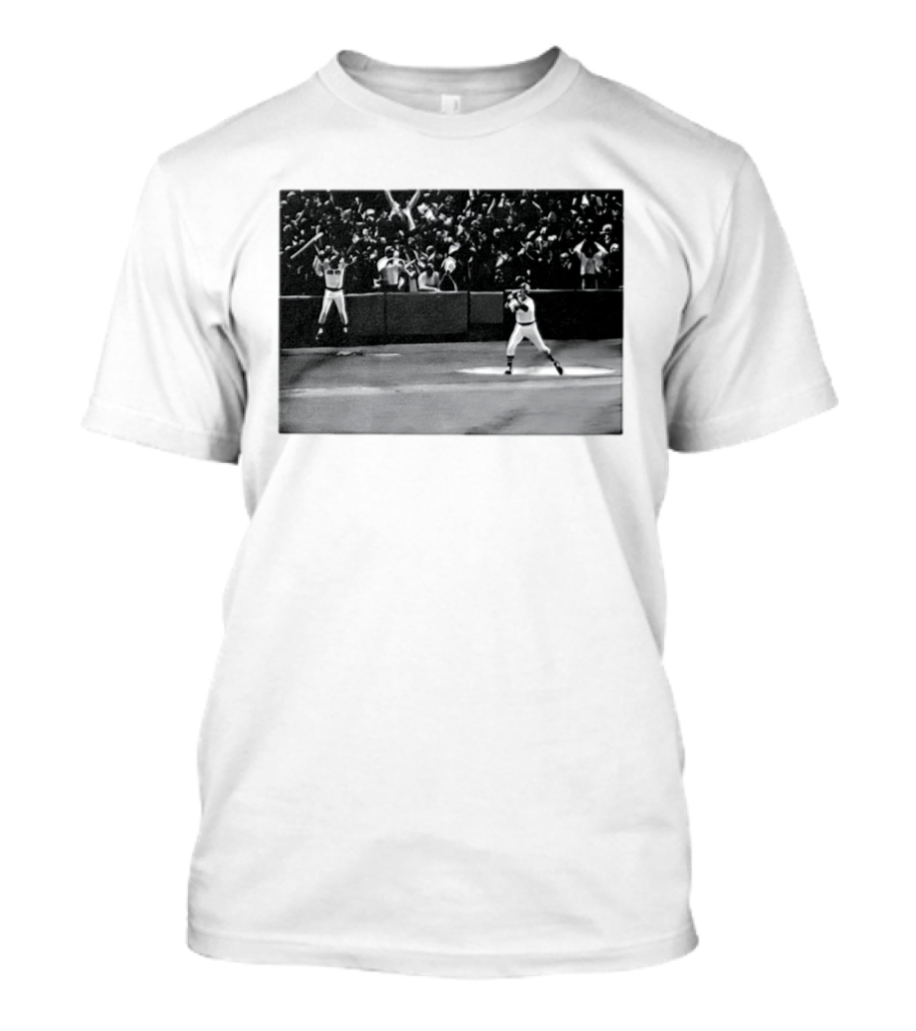 Carlton Fisk No 27 Boston Red Sox Baseball Iconic Home Run Moment T-Shirt