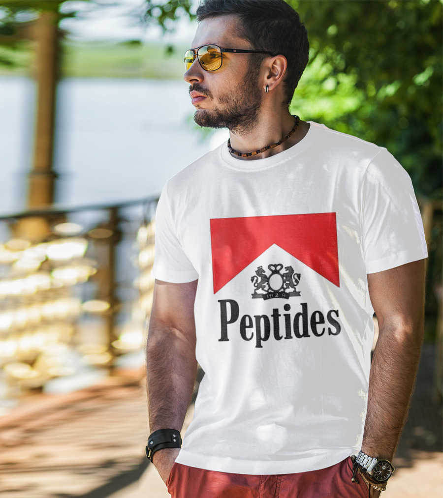 Peptides 1929 Red Marlboro T-Shirt