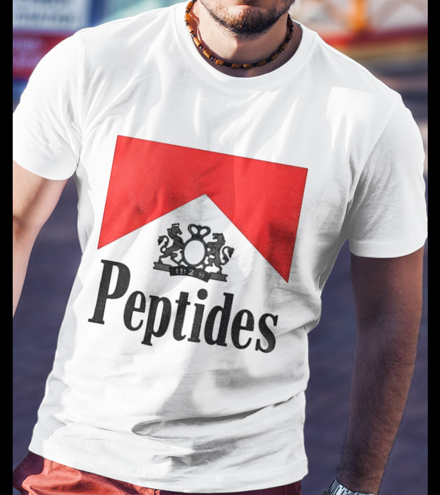 Peptides 1929 Red Marlboro T-Shirt