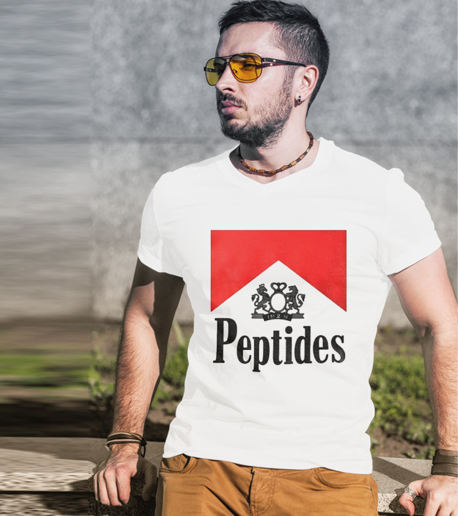 Peptides 1929 Red Marlboro T-Shirt