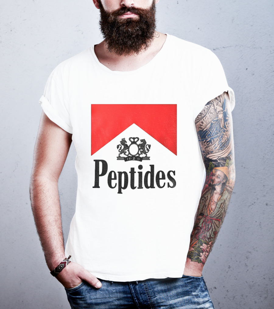 Peptides 1929 Red Marlboro T-Shirt