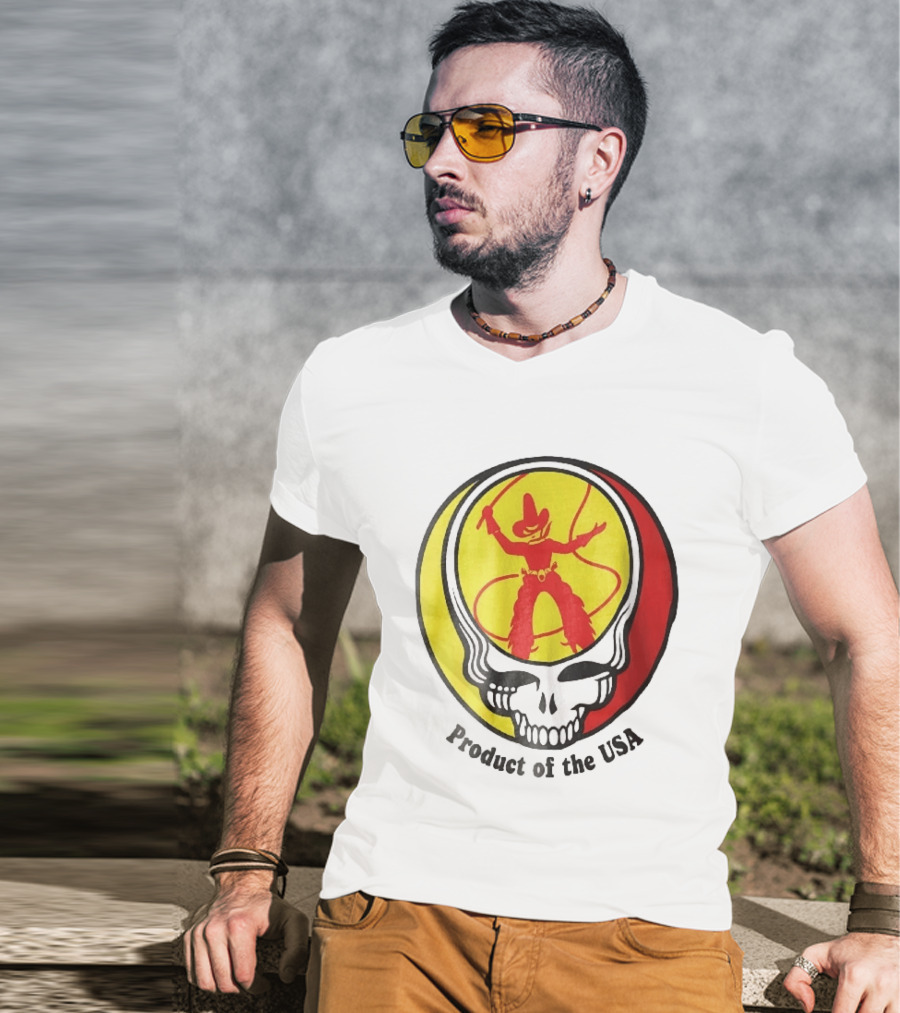 Grateful Dead Steal Your Face Cowboy Product Of The USA T-Shirt