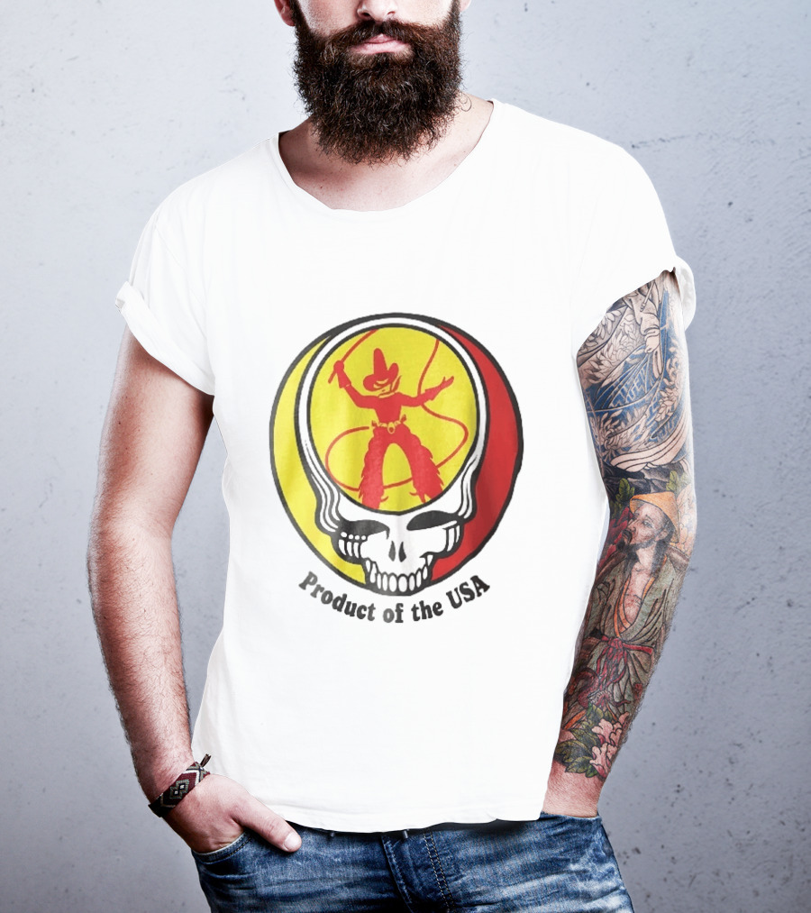 Grateful Dead Steal Your Face Cowboy Product Of The USA T-Shirt