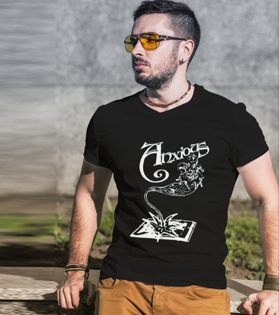 Anxious Gothic Flower Book Summer Fall Tour 2026 T-Shirt