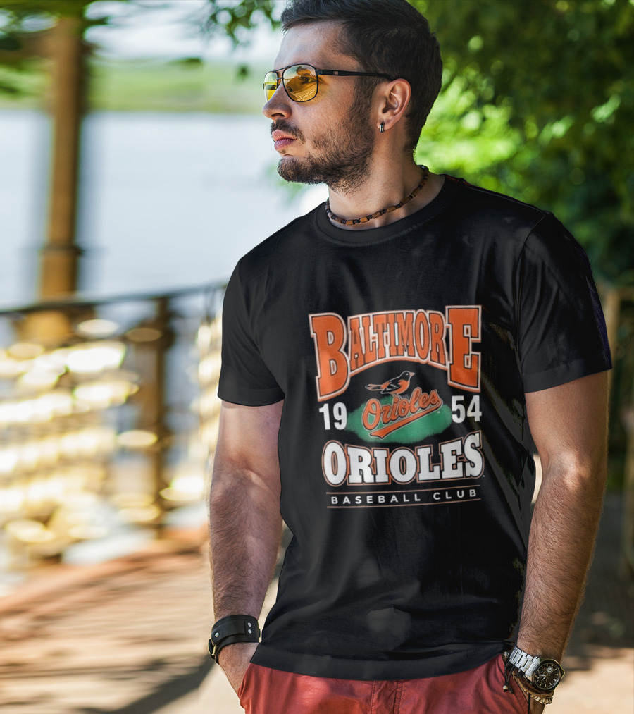 Baltimore Orioles Baseball Club 1954 Vintage Orioles T-Shirt
