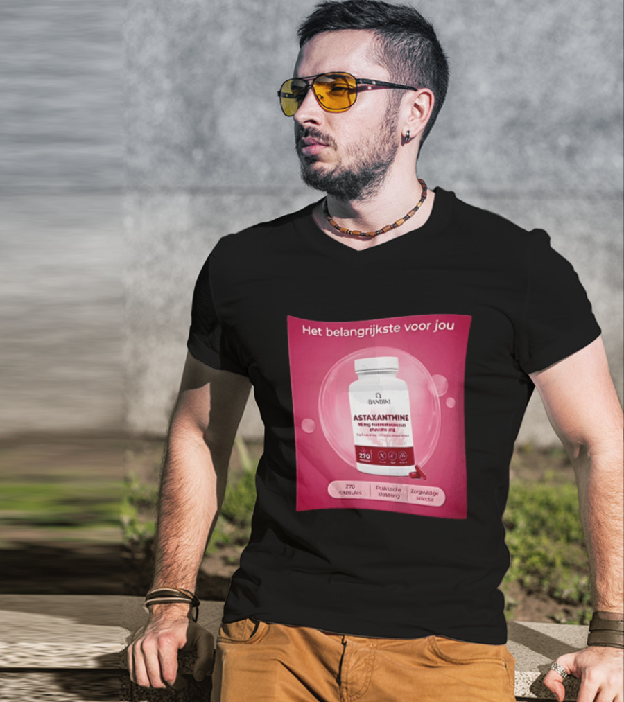 Het Belangrijkste Voor Jou Astaxanthine 18 Mg Haematococcus Pluvialis Alg 270 Capsules Zorghoede Selectie T-Shirt