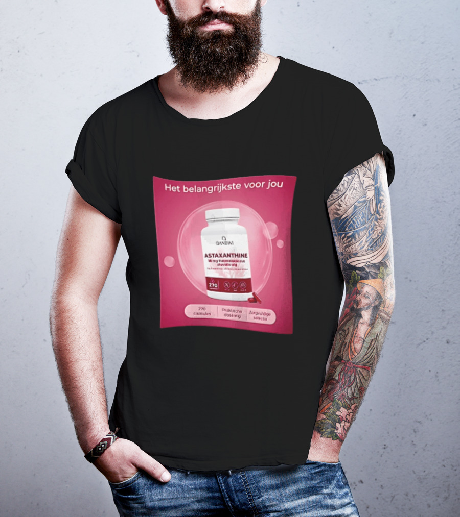 Het Belangrijkste Voor Jou Astaxanthine 18 Mg Haematococcus Pluvialis Alg 270 Capsules Zorghoede Selectie T-Shirt
