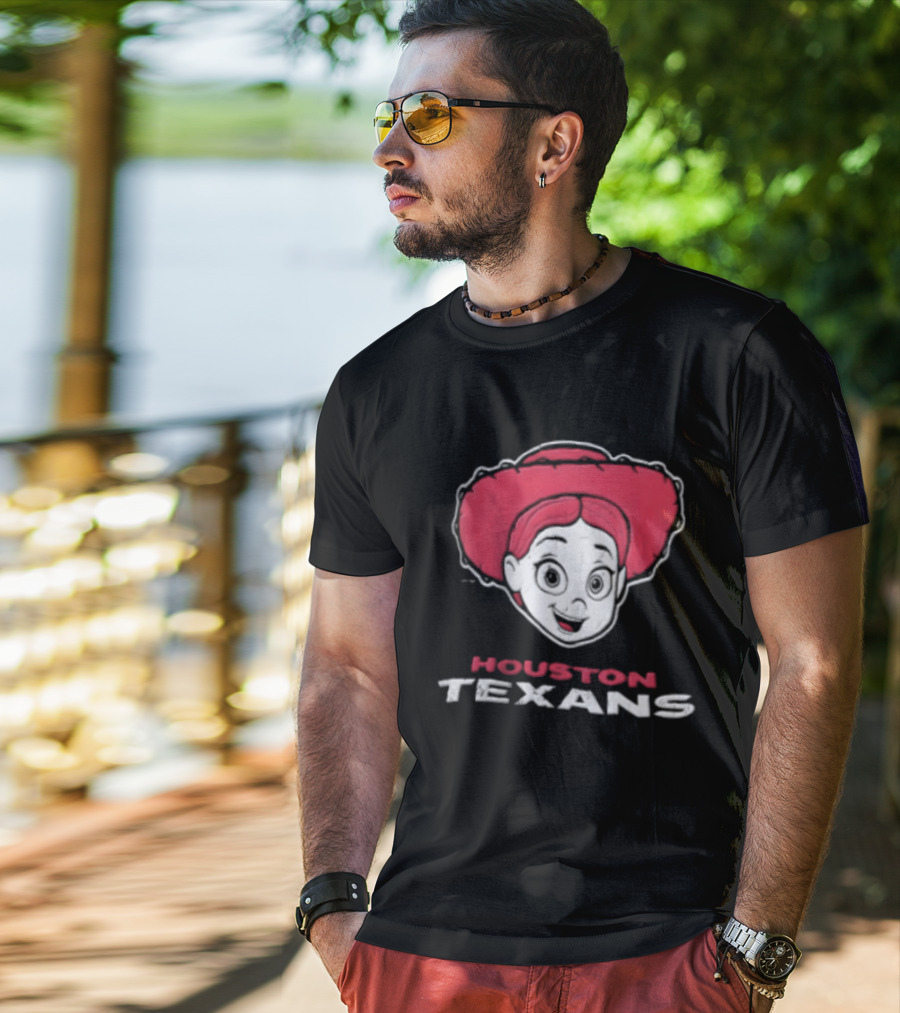 Houston Texans Disney Toy Story Jessie Collaboration T-Shirt