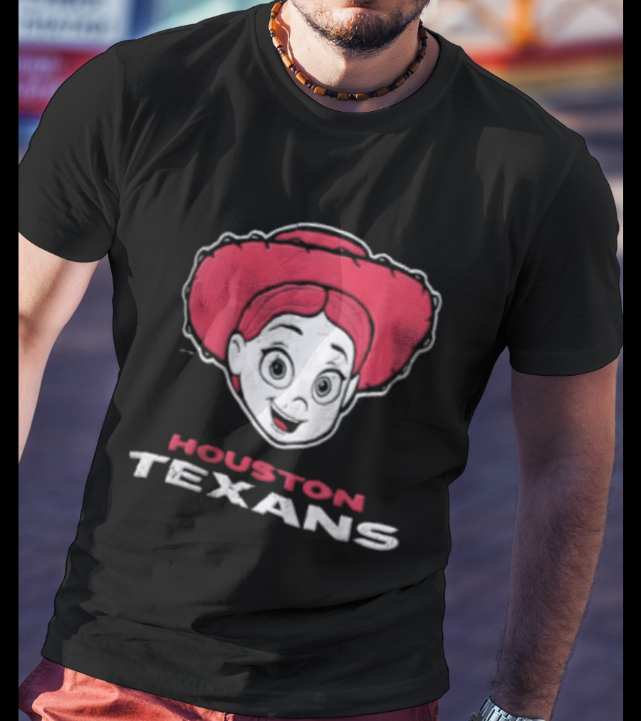 Houston Texans Disney Toy Story Jessie Collaboration T-Shirt