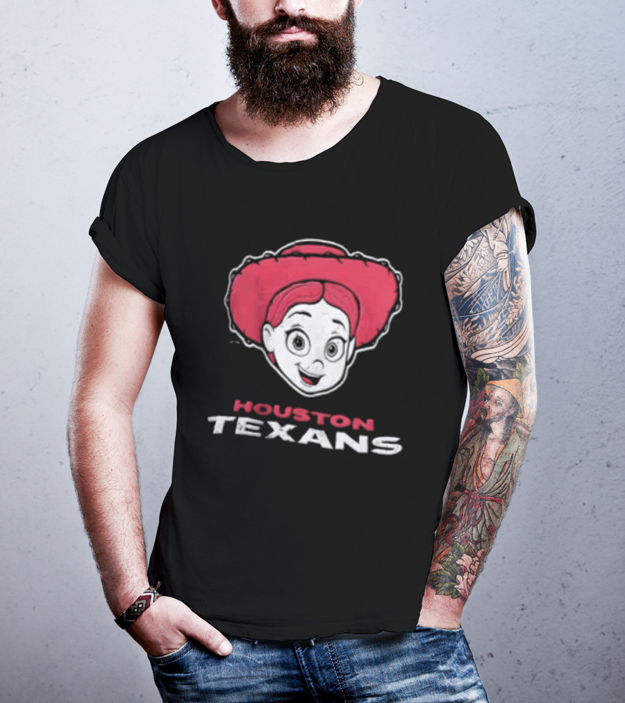 Houston Texans Disney Toy Story Jessie Collaboration T-Shirt