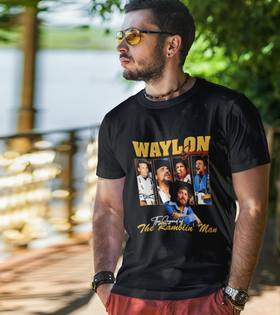 Waylon Jennings The Ramblin' Man T-Shirt