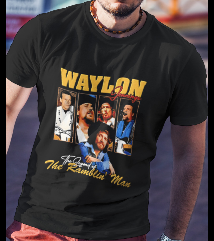 Waylon Jennings The Ramblin' Man T-Shirt
