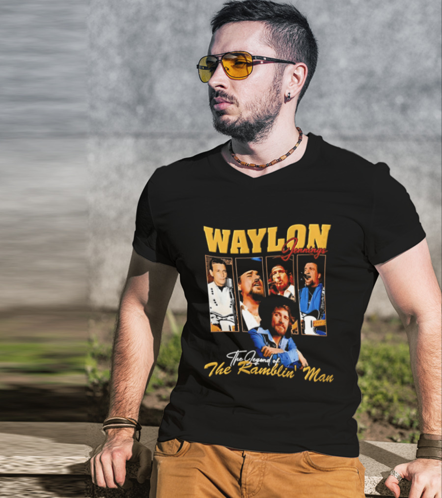 Waylon Jennings The Ramblin' Man T-Shirt