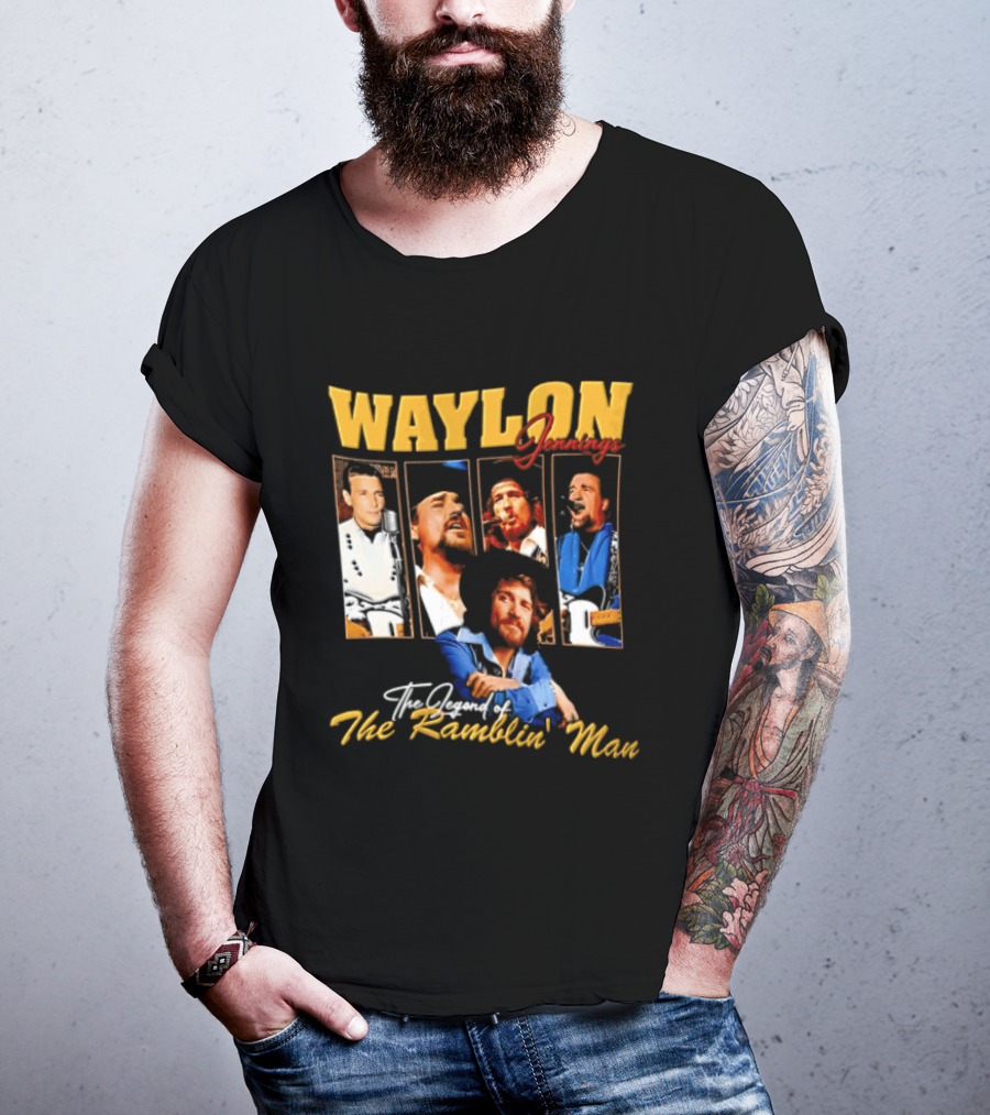 Waylon Jennings The Ramblin' Man T-Shirt