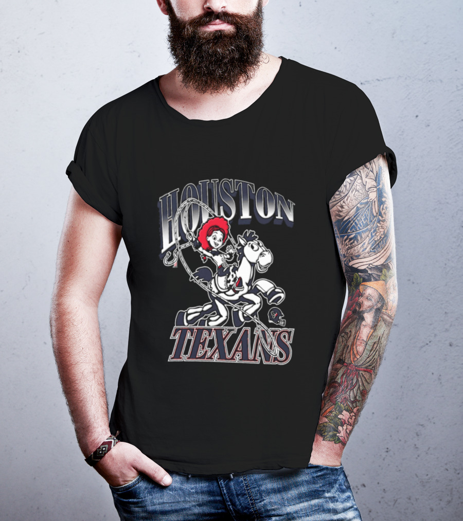 Jessie Toy Story Houston Texans Disney 2026 Cowboys T-Shirt