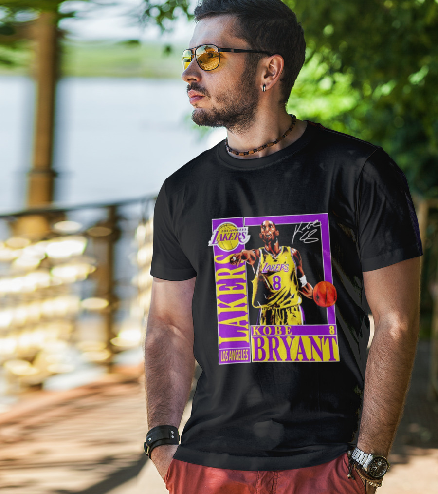 Los Angeles Lakers Kobe Bryant 8 NBA Basketball Legend T-Shirt