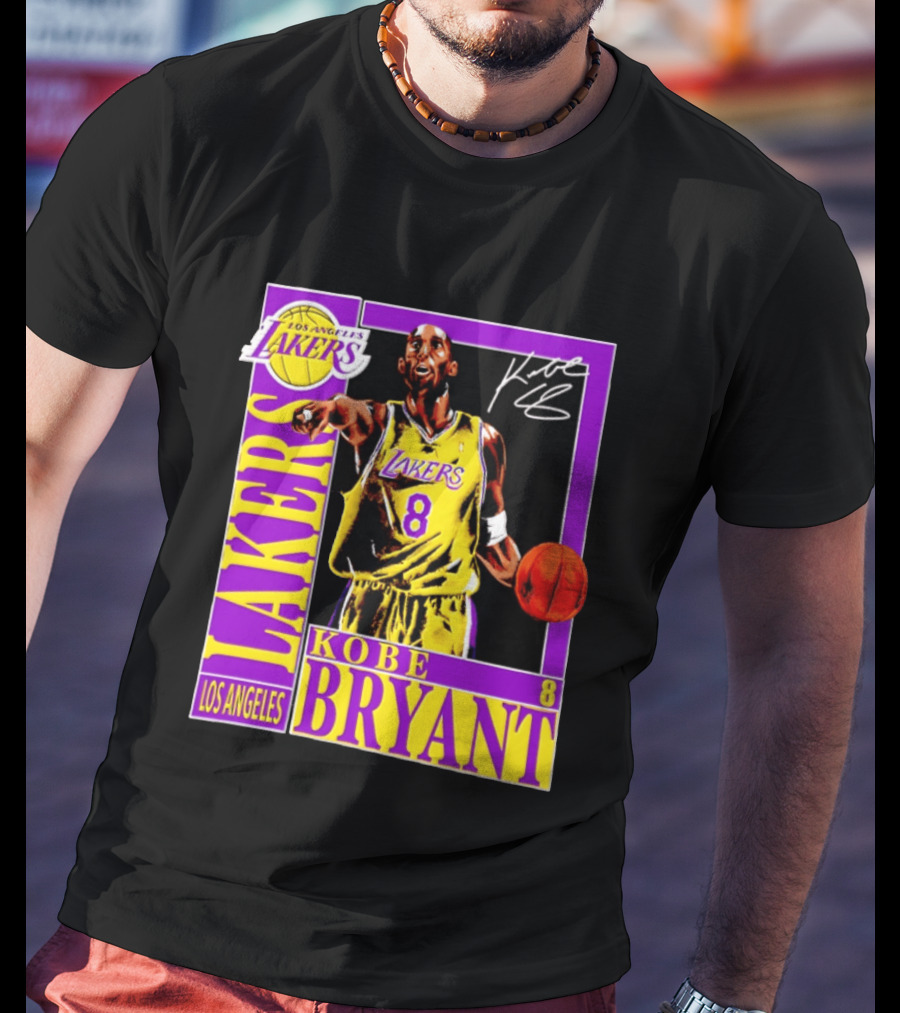 Los Angeles Lakers Kobe Bryant 8 NBA Basketball Legend T-Shirt