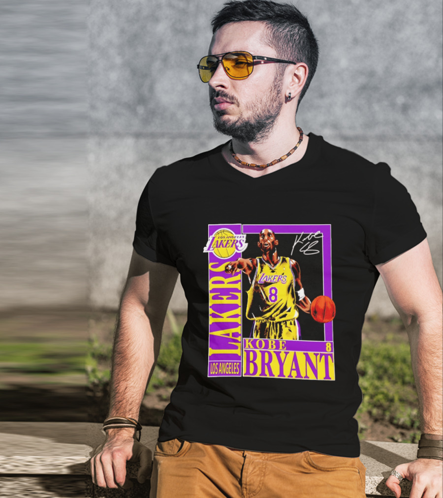Los Angeles Lakers Kobe Bryant 8 NBA Basketball Legend T-Shirt
