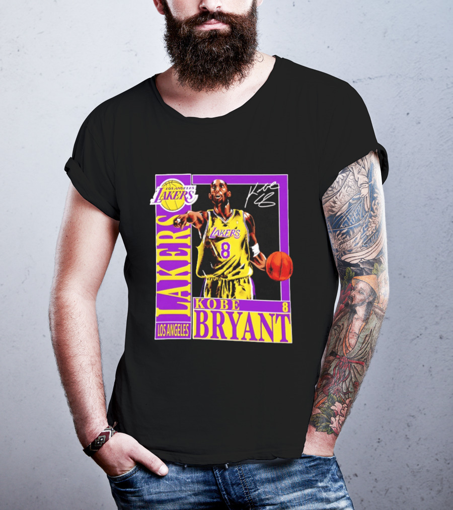 Los Angeles Lakers Kobe Bryant 8 NBA Basketball Legend T-Shirt