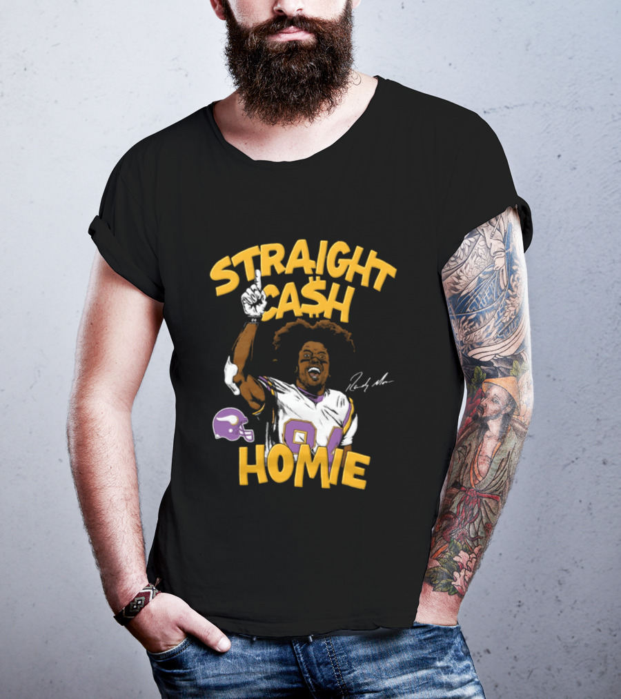 Straight Cash Homie Randy Moss Minnesota Vikings Football 84 NFL T-Shirt