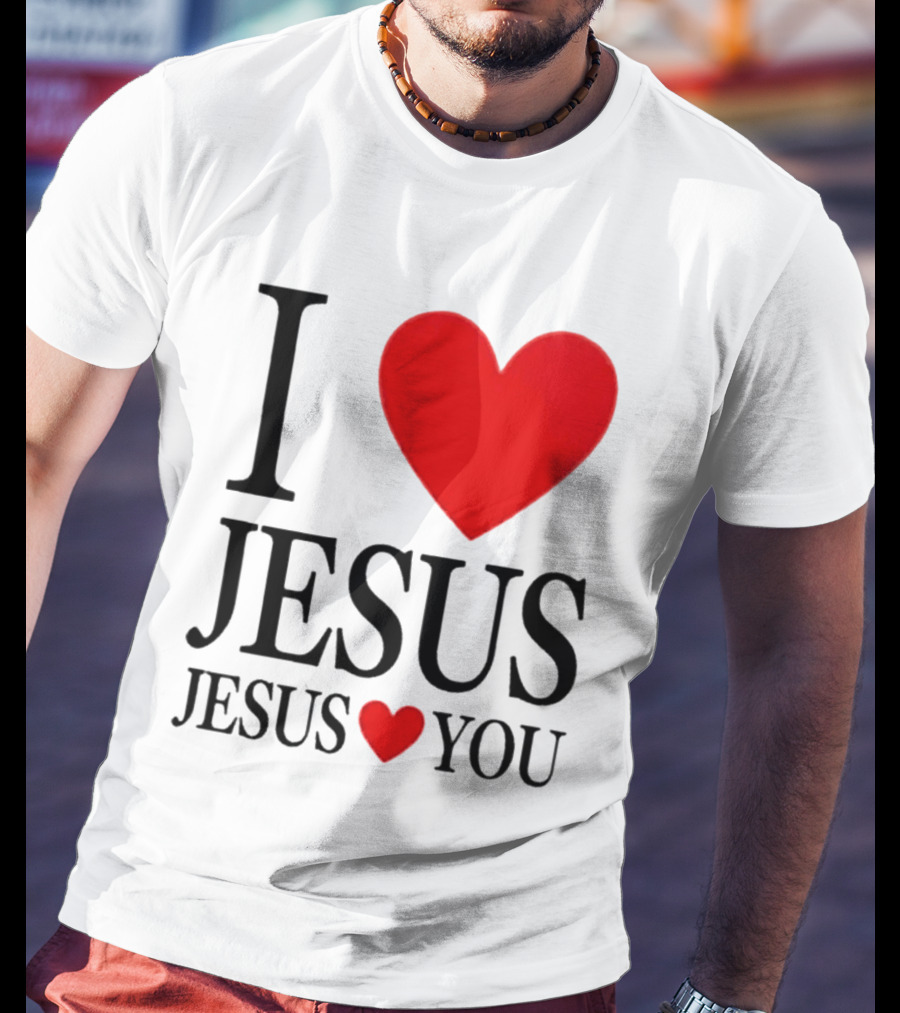 Cameron Dicker I Love Jesus Jesus Love You T-Shirt