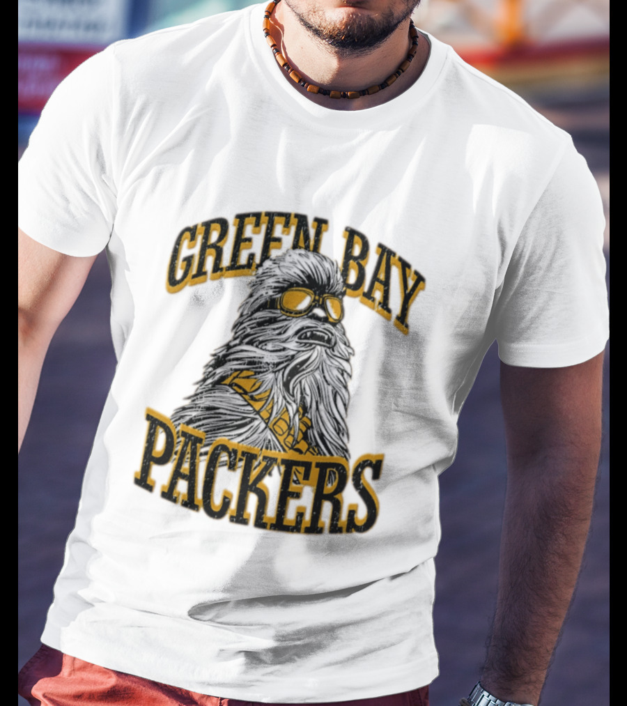 Green Bay Packers Chewbacca 2026 Disney Collaboration T-Shirt