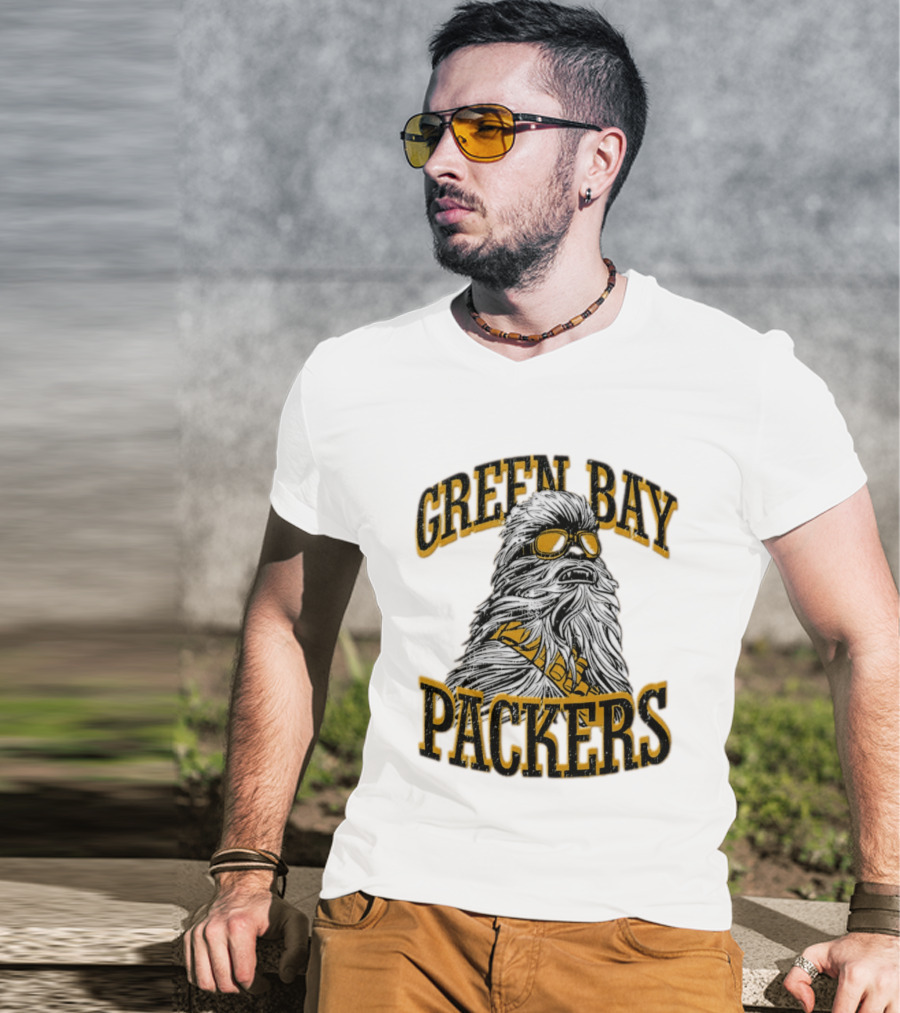 Green Bay Packers Chewbacca 2026 Disney Collaboration T-Shirt