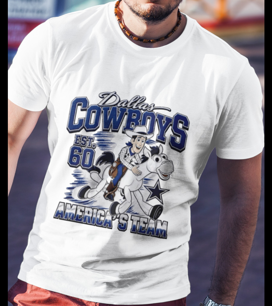 Dallas Cowboys Woody Bullseye Est. 60 America's Team T-Shirt