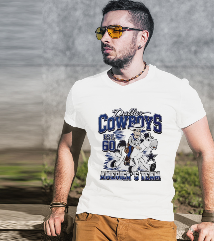 Dallas Cowboys Woody Bullseye Est. 60 America's Team T-Shirt