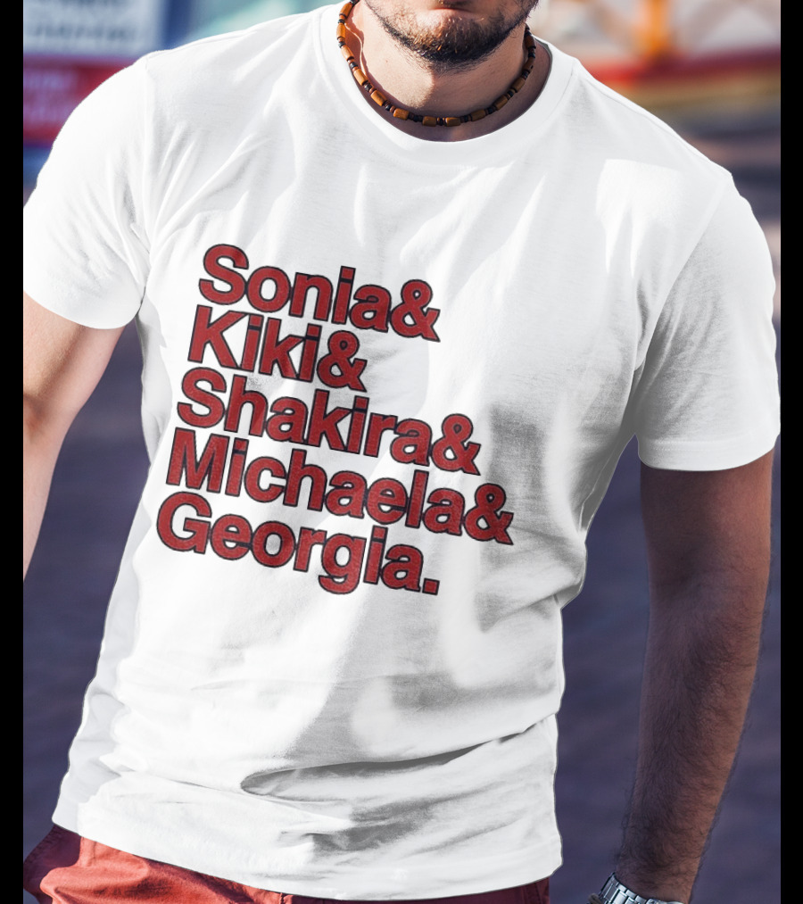 Washington Women's Basketball Sonia Kiki Shakira Michaela Georgia 2026 WNBA Ampersand Stars T-Shirt