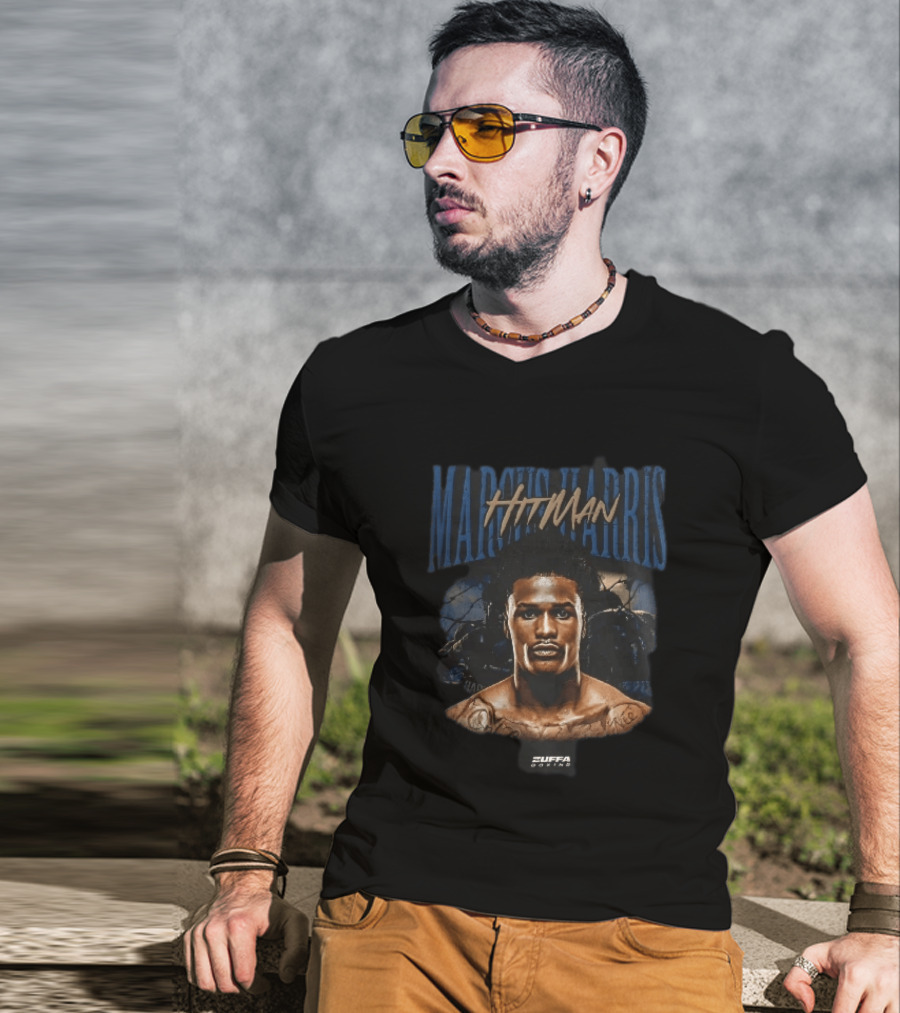 Marcus Harris Hitman Zuffa Boxing Dark Tattoos T-Shirt