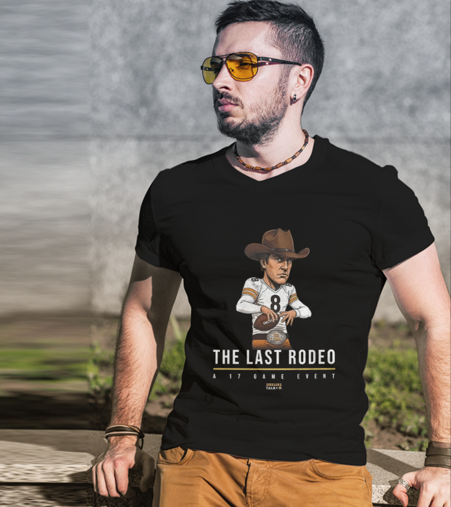Aaron Rodgers Pittsburgh Steelers The Last Rodeo A 17 Game Event T-Shirt