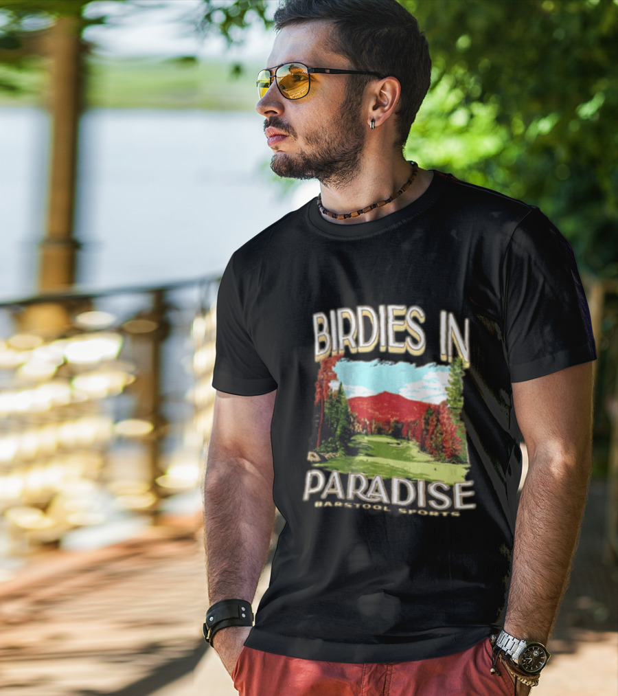 Birdies In Paradise Barstool Sports Golf T-Shirt
