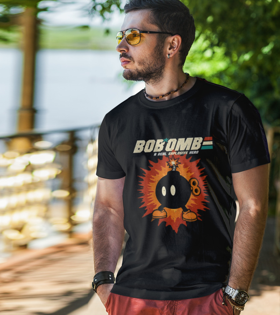 Bob Omb A Real Explosive Hero T-Shirt
