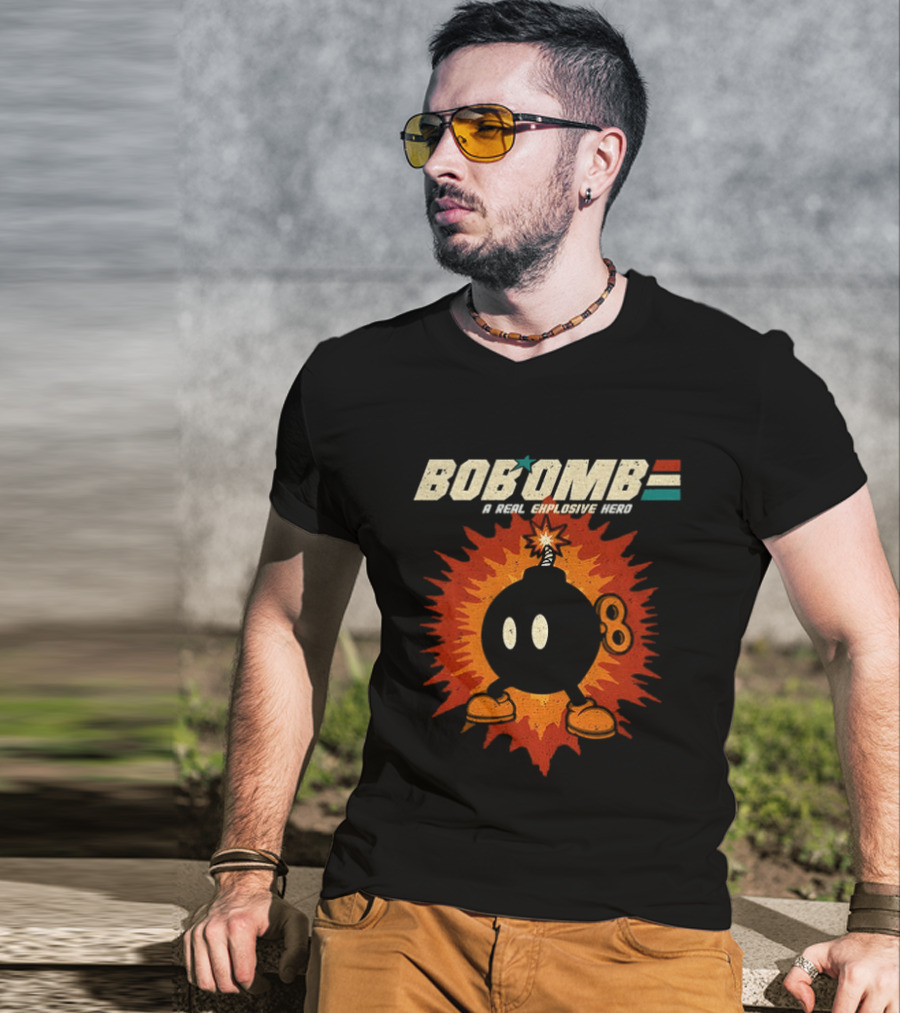 Bob Omb A Real Explosive Hero T-Shirt