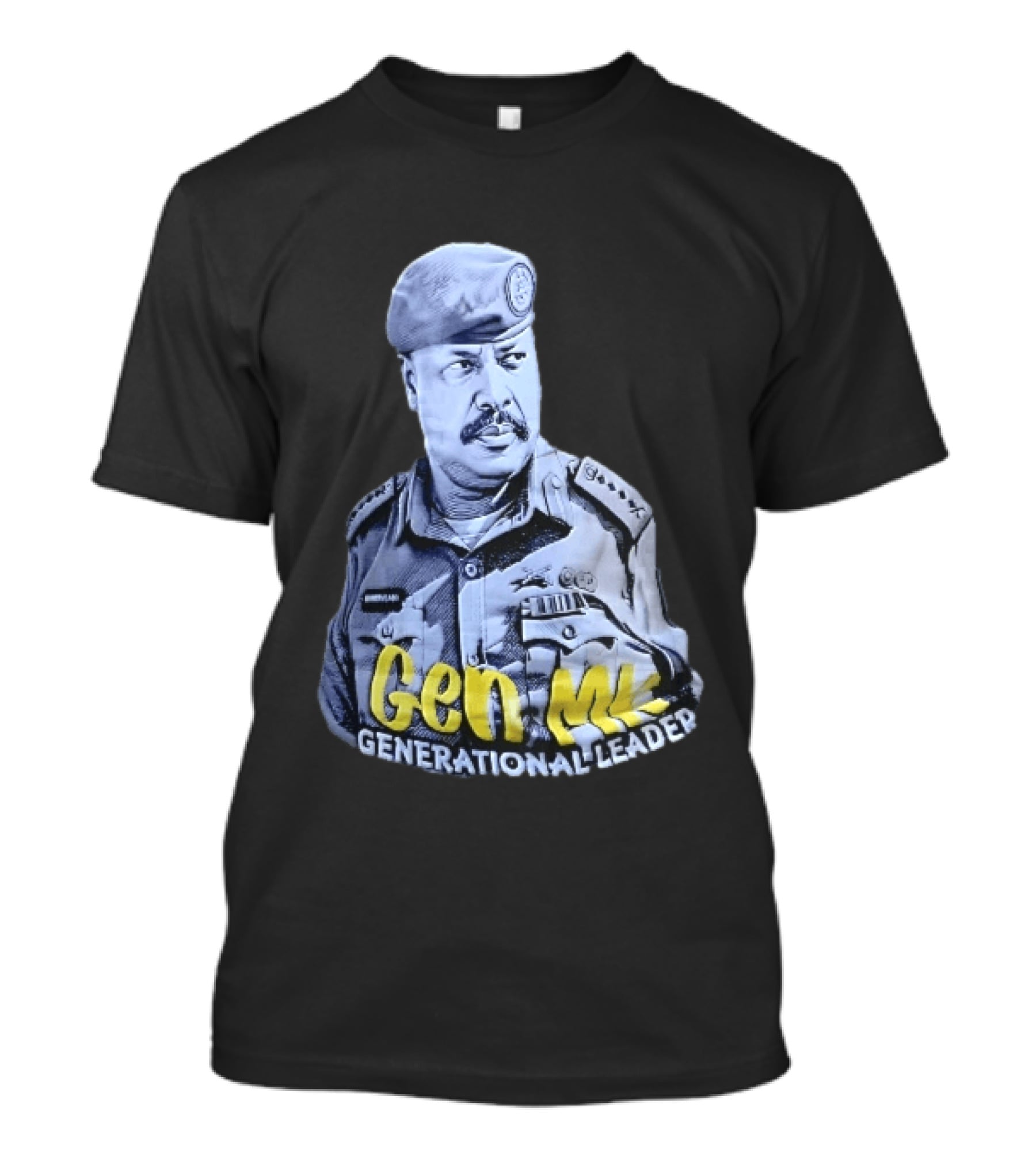 Gen MK Generational Leader Military Officer Beret Uniform T-Shirt