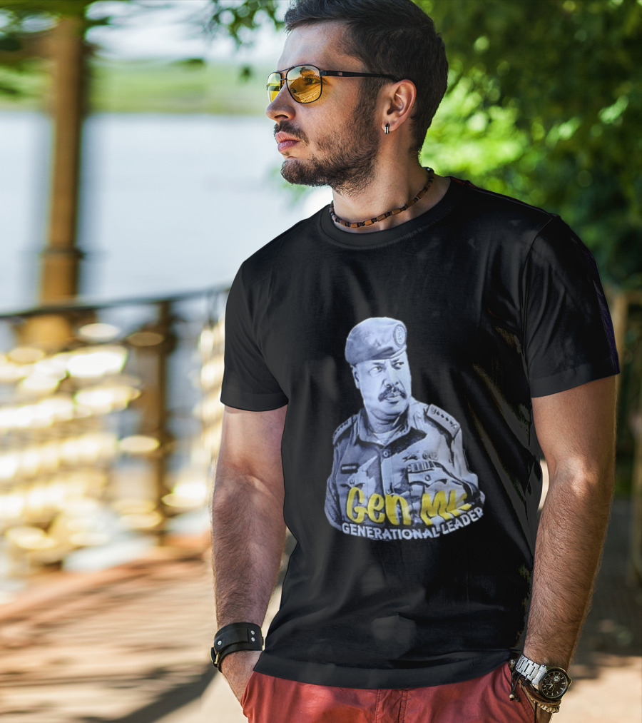 Gen MK Generational Leader Military Officer Beret Uniform T-Shirt