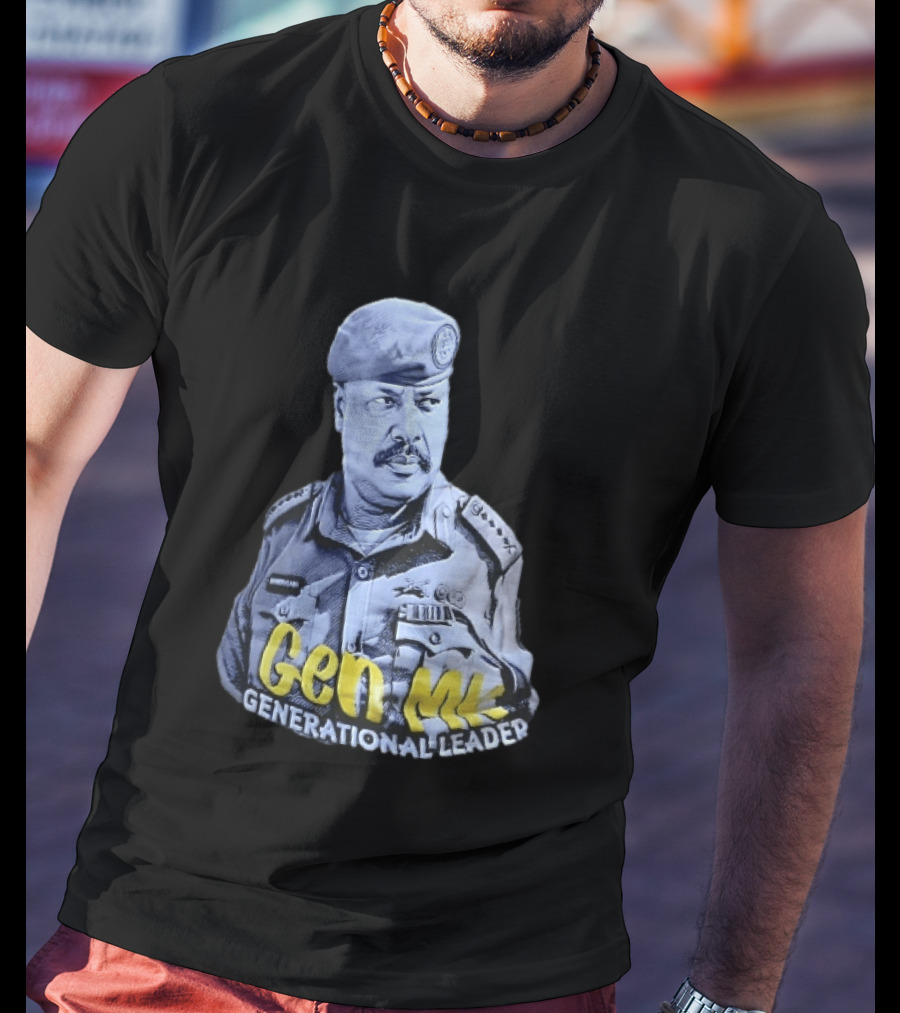 Gen MK Generational Leader Military Officer Beret Uniform T-Shirt