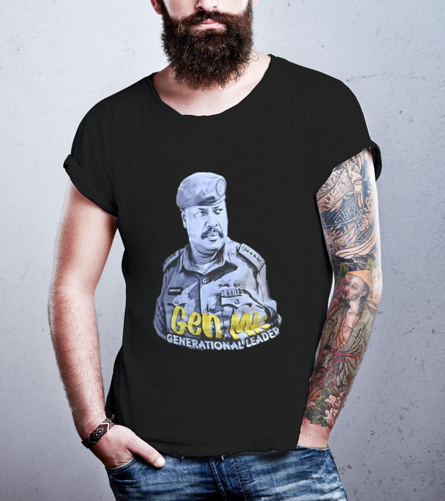 Gen MK Generational Leader Military Officer Beret Uniform T-Shirt