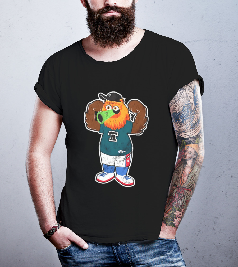 Philadelphia Flyers Gritty Liberty Bell Basketball T-Shirt