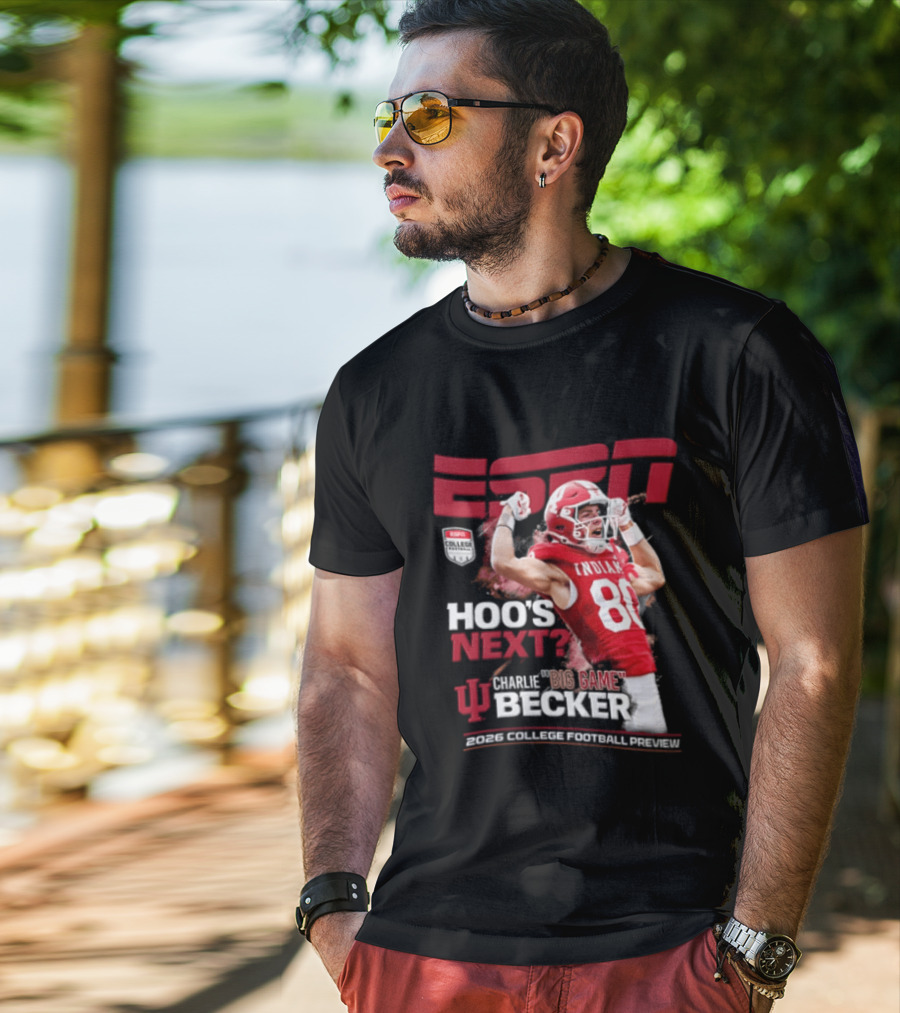 ESPN The Magazine Charlie Becker Indiana Hoosiers 2026 College Football Preview T-Shirt