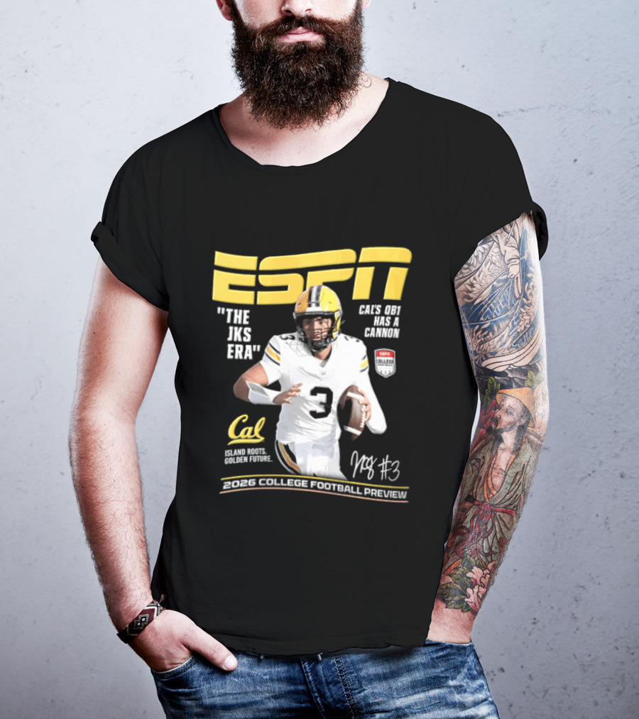 ESPN The Magazine Jaron Keawe Sagapolutele 2026 Cal Bears College Football Preview T-Shirt