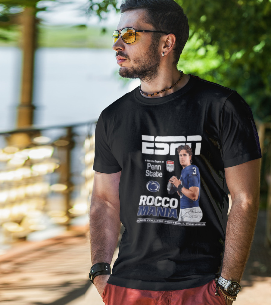 ESPN Exclusive Rocco Mania Penn State College Football Preview 2026 T-Shirt