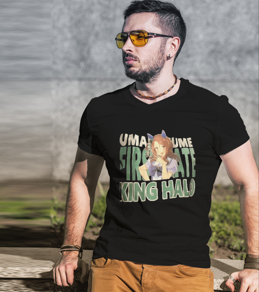 Umamusume First Rate King Halo Anime Girl Posing T-Shirt