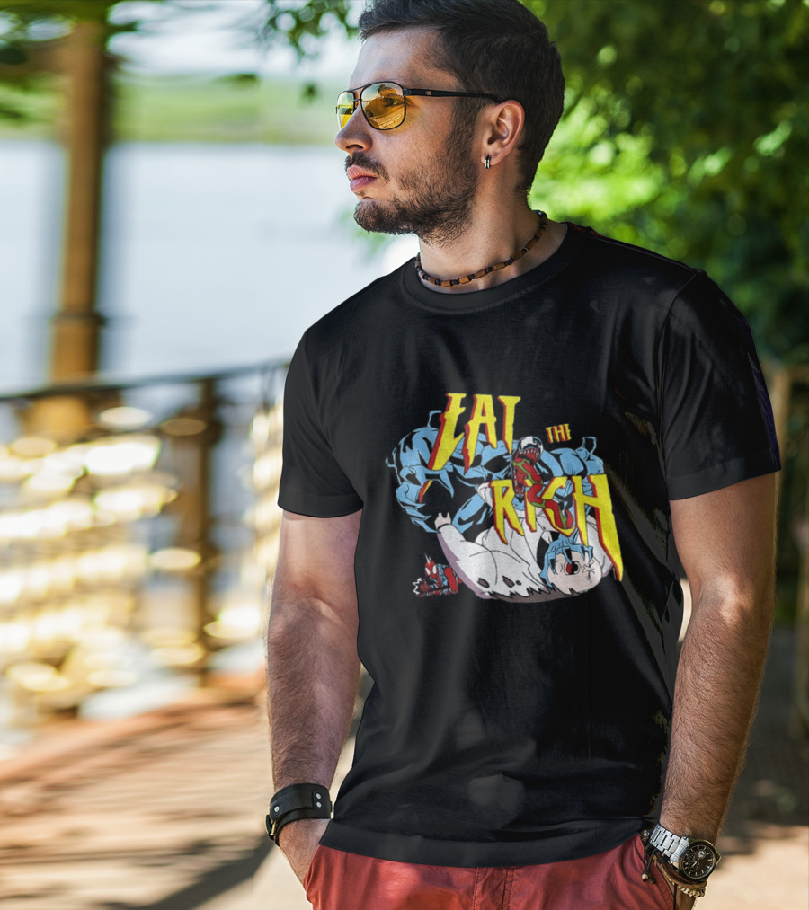 Venom Spider Man Eat The Rich Wilson Fisk Punch Nazi Police Marvel T-Shirt